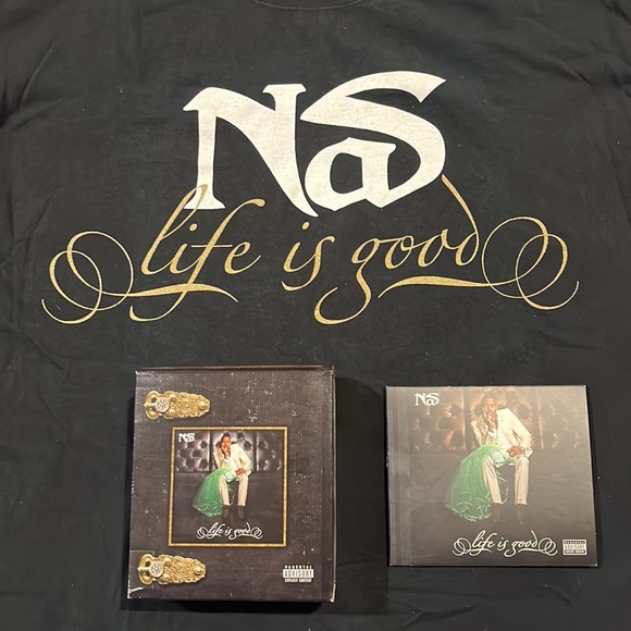 Nas Life is good Deluxe CD and Exclusive T-Shirt - Picture 2 of 7